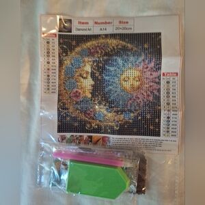 Sun & Moon diamond art kit